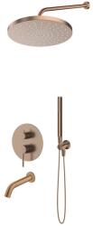 Oltens Set baterie cadă-duș Oltens Molle 34113610, cap de duș Oltens Alvo 37011610, 39100610, 39402610, 39304610, 37102610, 37200610 (36653610)