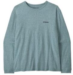 Patagonia Long-Sleeved P-6 Logo Women Tricou cu mânecă lungă Blue Sage S
