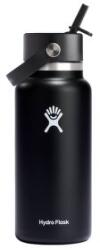 Hydro Flask 32 OZ WIDE FLEX STRAW CAP Termos 001 Black