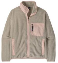 Patagonia Synch Jacket Women Hanorac Oatmeal Heather w/Pink Frost S