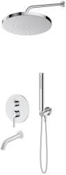 Oltens Set baterie cadă-duș Oltens Molle 34113100, cap de duș Oltens Alvo 37011100, 39100100, 39400100, 37102100, 39304100, 37200100 (36653100)