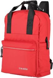 Travelite Basics Canvas Backpack Red