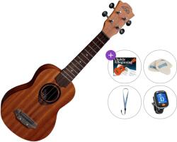 LAG TKU-8S Tiki Standard SET Natural Satin Szoprán ukulele