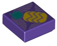 LEGO® Placă netedă 1 x 1 decotată Ananas (6371589)