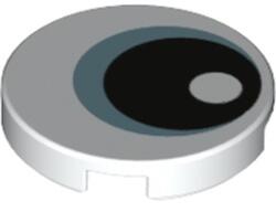 LEGO® Placă netedă rotundă 2 x 2 decorată - Ochi (6252746)