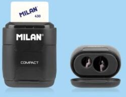 MILAN Radieră + răzătoare / 2 găuri MILAN COMPACT Shadow