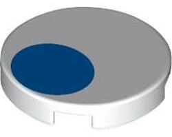 LEGO® Placa neteda rotunda 2 X 2 (PAC-MAN Ghost Eye) (6436479)