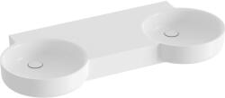 RAVAK ARC mosdótál 120x52 cm négyszögletes pulttal együtt fehér fényes XJX01312002 (XJX01312002)