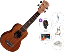LAG TKU-8S Tiki Premium SET Natural Satin Szoprán ukulele