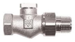HERZ Radiátor Torló Szelep 1/2" Egyenes Rl-1 (1372341)