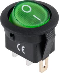  Inne Comutator basculant 12V DC SW01 - verde (L-PRK0018D)