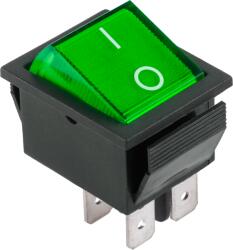  Inne Comutator basculant 230V 4 pini verde (L-PRK0006D)