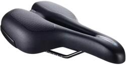 BBB Cycling BSD-111 SportPlus Active városi, túra nyereg, anatómikus, memóriahabos, 265x170 mm, 440g, fekete