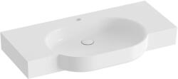 RAVAK ARC mosdótál 100x52 cm négyszögletes pulttal együtt fehér fényes XJX01210000 (XJX01210000)
