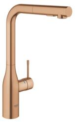 GROHE Essence egykaros konyhai mosogatócsaptelep, kihúzható fejjel, Brushed Warm Sunset (GR-30504DL0)
