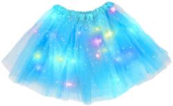 Kids World Fustă LED luminoasă Glow Princess, albastră