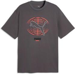 PUMA TECH RELAXED GRAPHICS TEE Gri închis, Portocaliu L (69394534)