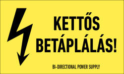  Kettős betáplálás! Öntapadós sárga matrica, 100x60 mm-es méretben, 4db/ív (ERV077001ONV01000060) (ERV077001ONV01000060)