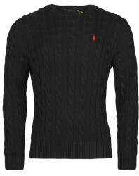 Ralph Lauren Pulovere Bărbați PULL COL ROND EN MAILLE TORSADEE Polo Ralph Lauren Negru EU M