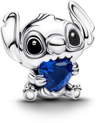 Pandora Disney Stitch kék szív charm (794731C01)