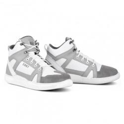 W-TEC Ghete de motocicletă W-TEC Arimes - Alb-Gri (29459) - insportline