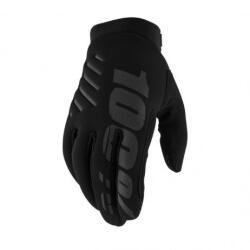  Mănuși motocross pentru femei 100% Brisker, negre (M172-487)