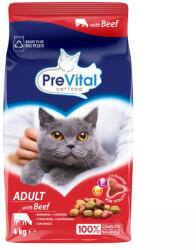 PreVital Száraz Macskaeledel marha felnőtt - 4kg