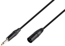 Somogyi Elektronic XLRMJACK3 audió kábel, XLR aljzat / JACK dugó, 3 méter, átm. 6.3mm monó dugó, réz vezeték - digibolt