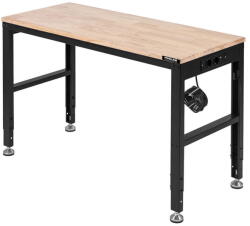 PROLINE Munkaasztal Konnektorral 122x51cm/57-97.5cm/500kg (31220)
