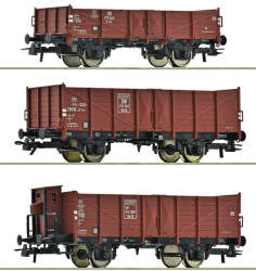 Roco 6600303 Nyitott teherkocsi készlet, DB III (9005033388874)