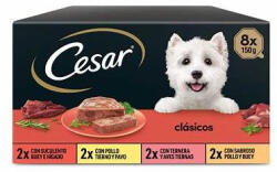Cesar Tarrina Clasica Pástétom Kutyaeledel 8x150g