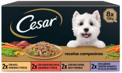 Cesar Guiso Campestre Szószós Kutyaeledel 8x150g