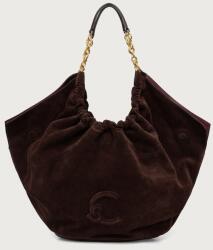 Coccinelle shopper női velúrbőr - barna Univerzális méret - answear - 178 990 Ft