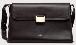 APC A. P. C. oldaltáska női bőr sac simone - barna Univerzális méret