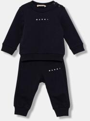 Marni baba pamut tréningruha MS1B-SET OVERALLS 2 db - sötétkék 78