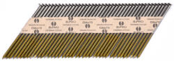  VOREL 72012 Papírszalagos társzeg 34 fokos síktáras szögbelövőhöz 75 x 2, 8 mm 3000 db/csomag (72012)