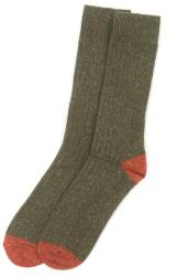 Barbour Houghton Socks - Olive/Burnt Orange - M
