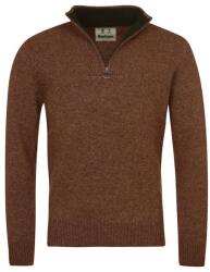 Barbour Nelson Essential Half Zip Sweatshirt - Dark Sand - M