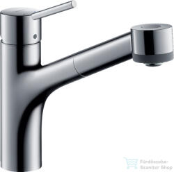 Hansgrohe TALIS S mosogató csaptelep, kihúzható fejzuhannyal, króm 32841000 (32841000-RAK)