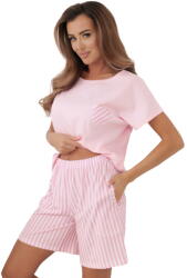 Italian Fashion Pijama dama ITALIAN FASHION FARO scurt roz/print roz: XXL (AAF-KPZ-FARO-KKRR XXL)