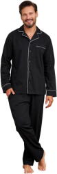 Doctor Nap pijama bărbătească cu nasturi PMB. 7528 NOIR: L (PMB.7528.NOIR L)