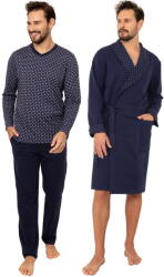 Italian Fashion Set pijamale cu halat pentru el ITALIAN FASHION GERARD lung-GERARD (32734)