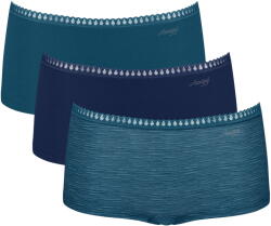 Sloggi Chiloți dama SLOGGI GO CRUSH SHORT 3PACK TURQUOISE: L (10219652_M024 L)