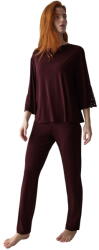 Triumph pijama de damă Amourette PK LSL CLARET: 38 (10229133_7291 38)
