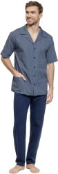 Taro Pijama bărbătească cu nasturi TARO 3584 ROBIN albastru închis: XL (33672 XL)