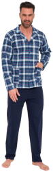 Cornette Pijama bărbătească cu nasturi CORNETTE 114/86 albastru închis: XL (34250 XL)