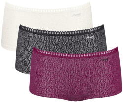 Sloggi chiloți damă sloggi GO Crush Short C3P NEGRU COMBINAȚIE: L (10219652_M014 L)