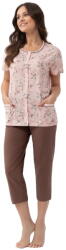 Luna Pijama de damă cu nasturi LUNA 1304 caise: XL (34064 XL)