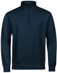 MALFINI Bluză Summit cu fermoar scurt - Albastru marin | 2XL (4290217)