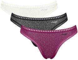 Sloggi chiloți damă sloggi GO Crush String C3P COMBINAȚIE NEGRU: S (10219704_M014 S)